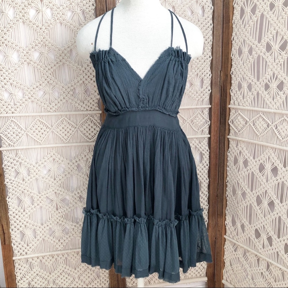 Vintage Havana Backless Sundress Free People Style